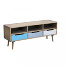 Mobile TV Tiburg 120x35,5x29,5 h cm in MDF Multicolor