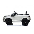Macchina Elettrica per Bambini Licenza Land Rover Evoque 12V con Telecomando Bianco