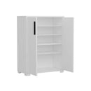 Scarpiera Lupa 72x35x97 cm bianca 5 ripiani
