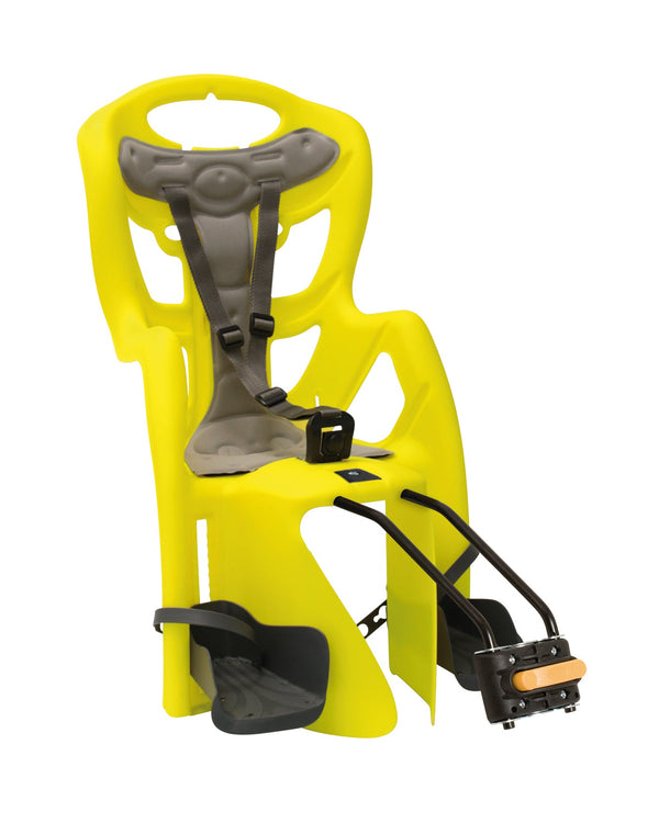 Seggiolino Posteriore Bicicletta per Bambini 22 kg Giallo acquista