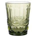 Set 6 Bicchieri Acqua Nobilis in Vetro VdE Tivoli 1996 Verde scuro