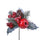 Set 12 Pick con Mela H14 cm Rosso