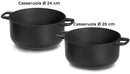 Batteria di Pentole 9 Pezzi in Alluminio Pressofuso Antiaderente Olympia Supreme