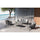 Set  da Giardino  2 Poltrone un Divano e Tavolino Nora in Alluminio