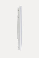 Tavolo Pieghevole Salvaspazio 80x120x71,5-75,5 cm Party in Legno e Laminato Bianco
