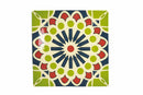 Set 6 Piatti Piani Quadrato in Porcellana 30 cm Villa d'Este Home Tivoli Agadir