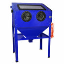 Cabina Sabbiatrice 138x89x56 cm 220L con Kit Accessori Blu