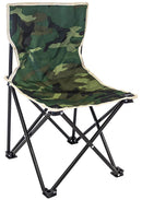 Set Tavolino e 2 Sedie Pieghevoli da Campeggio Menzi Camouflage
