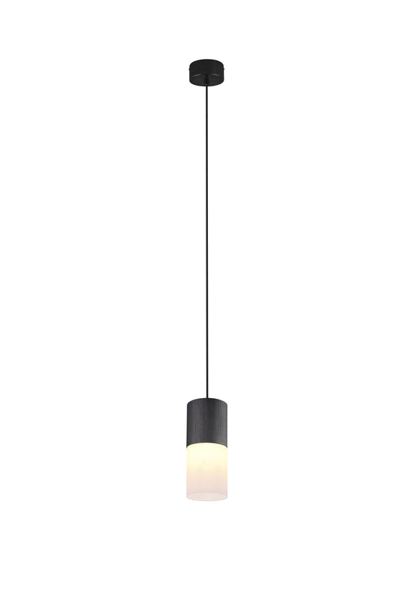 Lampada a Sospensione da Interno E27 in Metallo Nero Opaco sconto