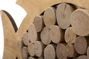 Decorazione Pesce da Appendere Nature 42,5x2x28,5 cm in Tanoak e Compensato      
