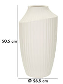 Vaso Ice Ø28,5x50,5 cm in Mgo Crema      