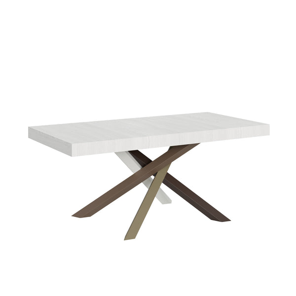 sconto Tavolo Allungabile 180-284x90x77 cm Volantis Bianco Frassino