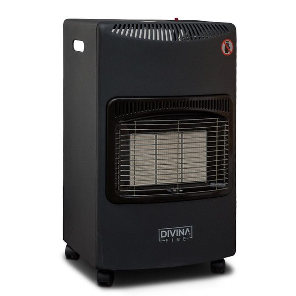 prezzo Stufa a Gas Gpl da Interno ad Infrarossi 4,2 kW Nera
