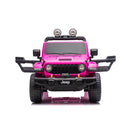 Macchina Elettrica per Bambini Jeep Wrangler Rubicon 12V con Telecomando Rosa   
