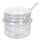 Zuccheriera con Cucchiaino Ø9x7 cm 250 ml in Vetro Borosilicato VdE Tivoli 1996 Glass