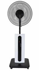 Ventilatore a Piantana da Interno con Nebulizzatore ad Acqua Jessen Bianco e Nero