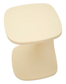 Tavolinetto Ibiza Bianco 42x42x52 cm in Polietilene Bianco      