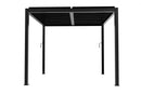 Pergola Bioclimatica 4x4 m in Alluminio Grigio scuro