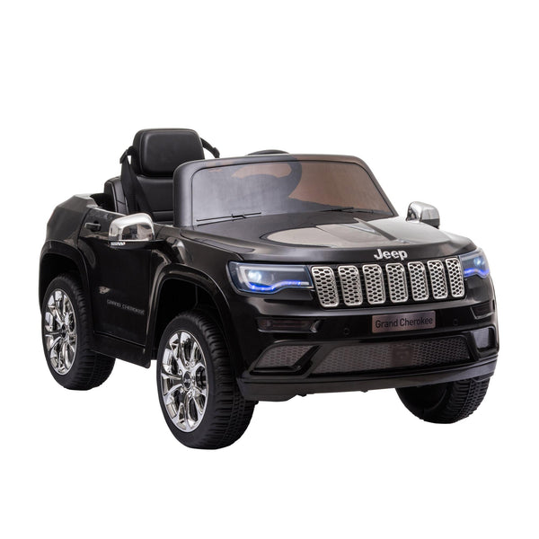 Macchina Elettrica per Bambini 12V con Licenza Jeep Grand Cherokee Nera sconto