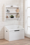 Cassapanca Baule Rettangolare 80x50x60 cm in MDF Fumer Gaia Bianca