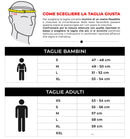 Casco Demi-Jet per Scooter Visiera Sagomata SKA-P 1 WH Wolli Nero Gommato