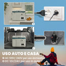 Frigorifero Portatile per Auto 47x36,7x37 cm Capacità da 19L con Compressore e Controllo App in PP Bianco      