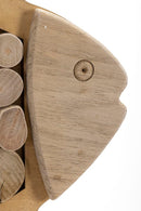 Decorazione Pesce da Appendere Nature 42,5x2x28,5 cm in Tanoak e Compensato      
