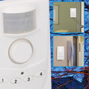 Rilevatore di Movimento Wireless con Allarme e Codice 4 Cifre 100 dB Portata 5 m      