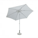 Ombrellone da Giardino Ø3 m Palo Ø38 mm Nice in Alluminio Bianco