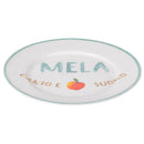 Set 6 Piattini Frutta Ø19x1,5 cm in New Bone China VdE Tivoli 1996 Le Travisate Bianco