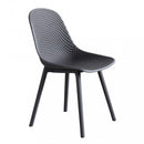 Sedia da Giardino Vichy 55x46,5x85 h cm in Plastica Taupe