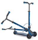 Monopattino 3 Ruote Telescopico e Ripiegabile Max 100 Kg Globber Ultimum Blu