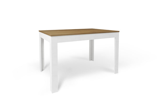 online Tavolo Allungabile 120/170x80x75 cm Noce Stelvio e Ossido Bianco