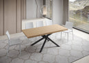 Tavolo Allungabile 200/300x90 cm Vindral Rovere Scortecciato Gambe Antracite      