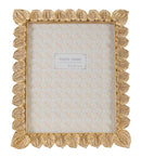 Cornice Anthurium 26x2x31 cm in Resina e Vetro Oro      