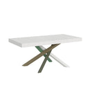 Tavolo Allungabile 180-284x90x77 cm Volantis Bianco Frassino