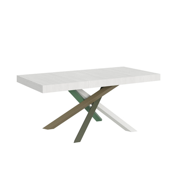 sconto Tavolo Allungabile 180-440x90x77 cm Volantis Bianco Frassino