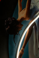 Stampa con LED su Tela Dancer 60x3,5x90 cm in Tela e Plastica e MDF Multicolor      