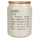 Barattolo Caffè con scritta "Café" 750 ml in Gres VdE Tivoli 1996 Spagnolo