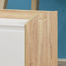 Cassapanca Baule Rettangolare 62,4x40x51,5 cm in MDF Bianca