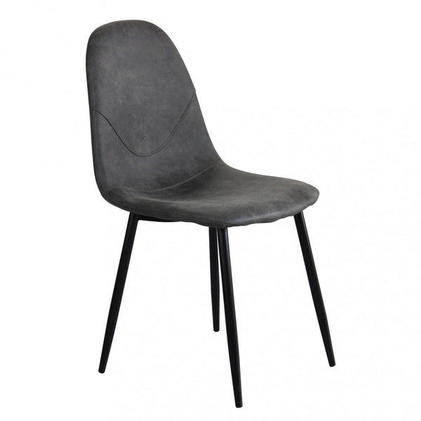 Sedia Avril 43x54x84 h cm in Plastica Grigio scuro sconto