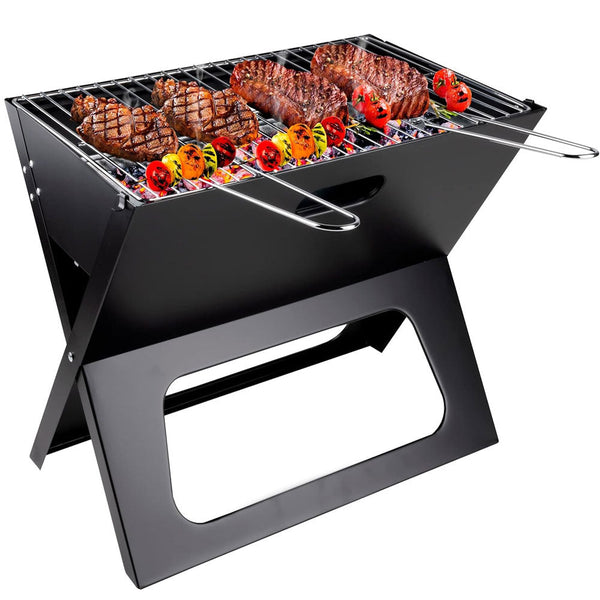 prezzo Barbecue Bistecchiera Pieghevole Portatile Richiudibile 46x28x36 BBQ Griglia