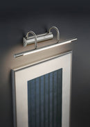 Applique da Interno a LED in Metallo Nickel Opaco