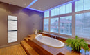 Scaldasalviette da Bagno in Vetro Temperato 120x46cm 1200W CheminArte Onda