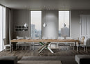 Tavolo Allungabile 160-420x90x77 cm Volantis Premium Quercia Natura Telaio 4A 