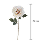 Set 4 Rose Artificiali Madonna Altezza 70 cm 
