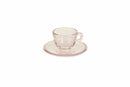 Set 6 Tazzine da Caffè in Vetro Villa d'Este Home Tivoli Glass Multicolor