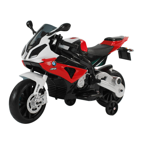 sconto Moto Elettrica per Bambini 12V con Licenza BMW RR Nero e Rosso