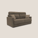 Divano Letto 2 Posti 156x102x97 cm in Tessuto Marrone