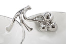Svuota Tasche Balloons 32x20,5x8 cm in Ceramica Bianco e Argento